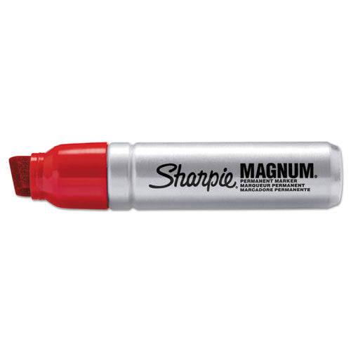 Image of Sharpie® Magnum Permanent Marker, Broad Chisel Tip, Red