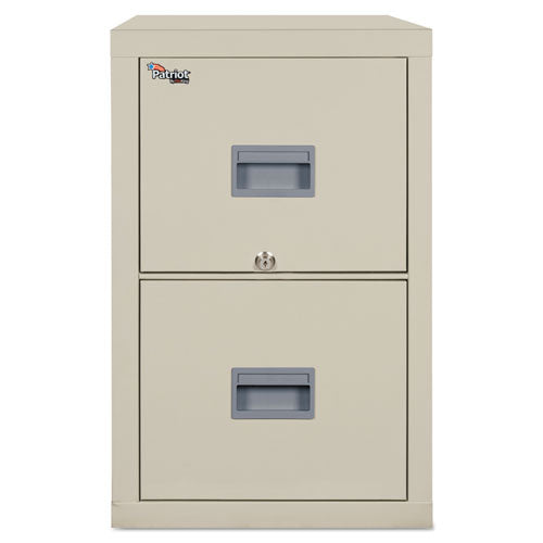 Image of FireKing® Patriot By Fireking Insulated Fire File, 1-Hour Fire Protection, 2 Legal/letter File Drawers, Parchment, 17.75 X 25 X 27.75