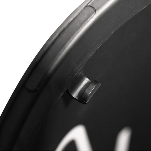 Image of Alba Triangular Umbrella Stand, Steel/Plastic, 10.25w x 10.25d x 23.67h, Black