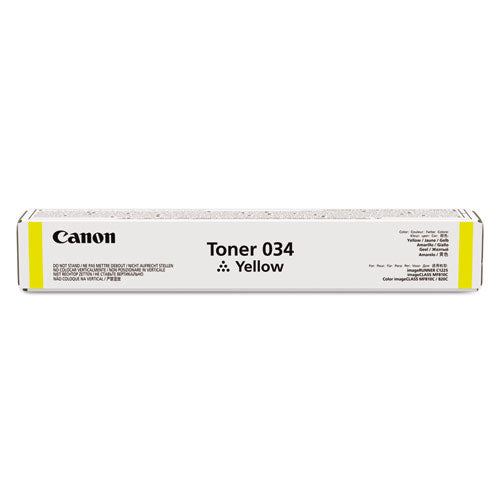 Image of Canon® 9451b001 (034) Toner, 7,300 Page-Yield, Yellow