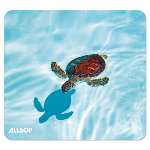 Image of Allsop® Naturesmart Mouse Pad, 8.5 x 8, Turtle Design