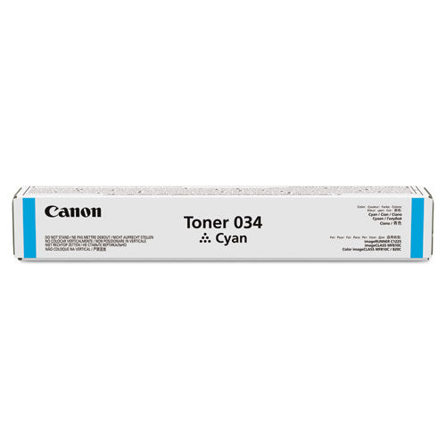 Image of Canon® 9453b001 (034) Toner, 7,300 Page-Yield, Cyan