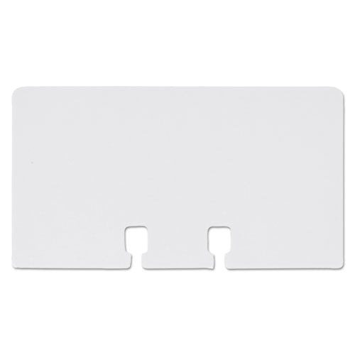 Image of Rolodex Plain Unruled Refill Card, 2.25 X 4, White, 100 Cards/pack