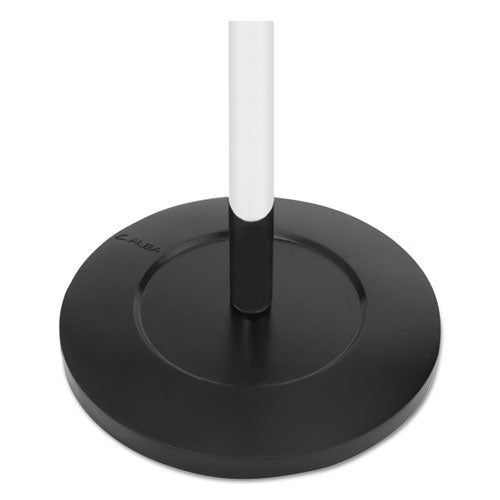 Image of Alba Chromy Coat Stand, 12 Knobs, 16w X 16d X 70.5h, Chrome/black