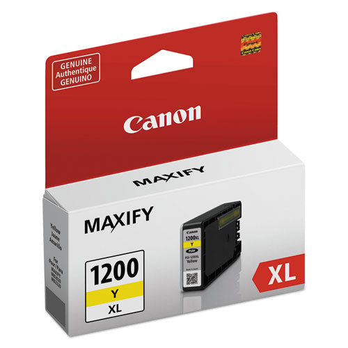 Image of Canon® 9198b001 (pgi-1200xl) High-Yield Ink, 935 Page-Yield, Yellow