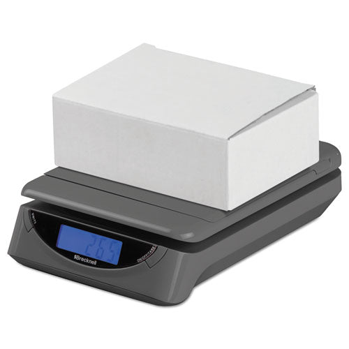 Image of Brecknell 25lb Electronic Postal Shipping Scale, 8 X 6 Platform, Gray