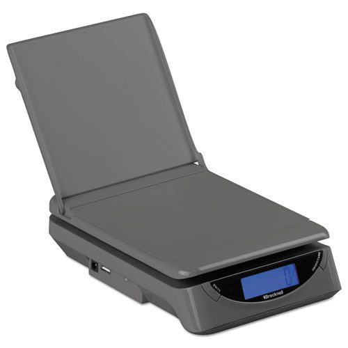 Image of Brecknell 25lb Electronic Postal Shipping Scale, 8 X 6 Platform, Gray