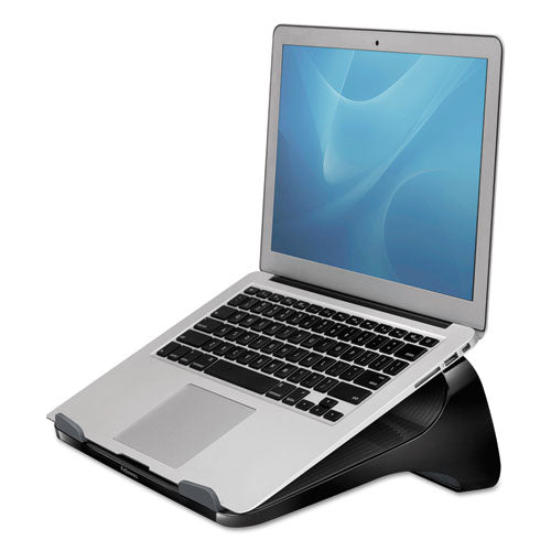 Image of Fellowes® I-Spire Series Laptop Lift, 13.19" X 9.31" X 4.13", Black/gray, Supports 10 Lbs