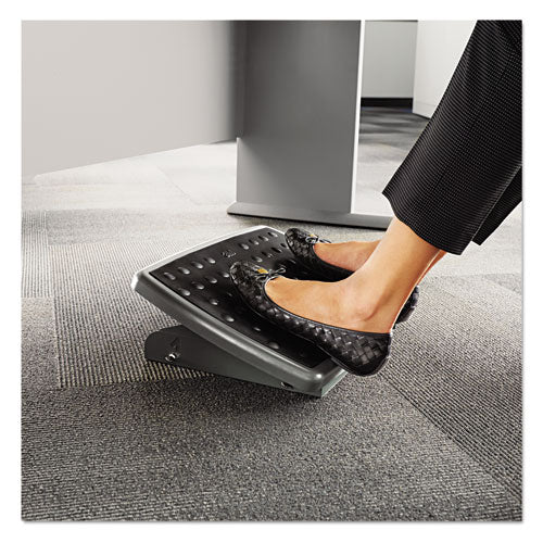 Image of 3M ADJUSTABLE HEIGHT/TILT FOOTREST, NONSKID PLATFORM, 18W X 13D X 4 TO 4.75H, CHARCOAL GRAY