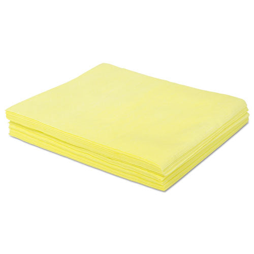 Image of Boardwalk® Dust Cloths, 18 x 24, Yellow, 50/Bag, 10 Bags/Carton