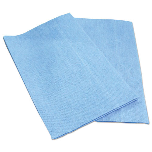 Image of Boardwalk® Foodservice Wipers, 13 x 21, Blue, 150/Carton