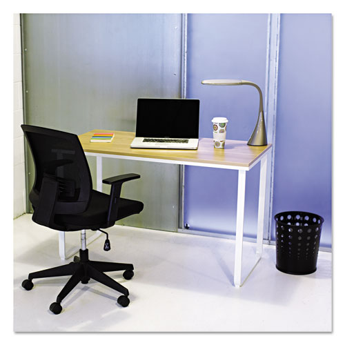Image of Safco® Steel Desk, 47.25" X 24" X 28.75", Beech/white