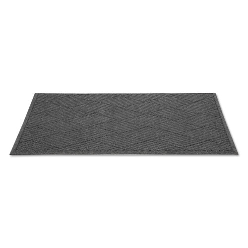 Image of Guardian Ecoguard Diamond Floor Mat, Rectangular, 36 X 120, Charcoal