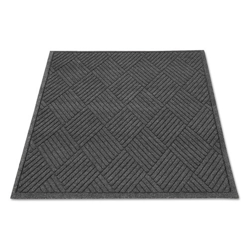 Image of Guardian Ecoguard Diamond Floor Mat, Rectangular, 36 X 48, Charcoal