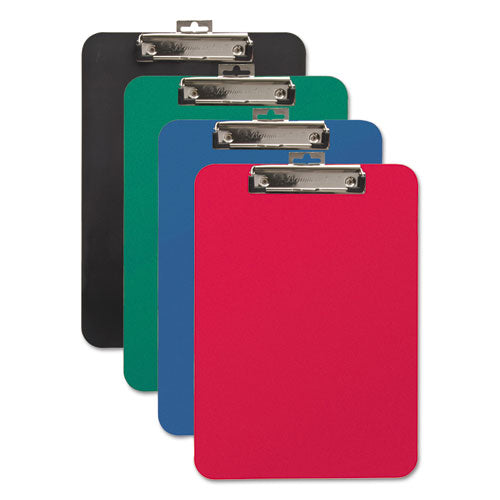 Image of Mobile OPS® Unbreakable Recycled Clipboard, 0.25" Clip Capacity, Holds 8.5 x 11 Sheets, Blue
