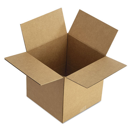 Image of Universal® Fixed-Depth Corrugated Shipping Boxes, Regular Slotted Container (RSC), 12" x 12" x 8", Brown Kraft, 25/Bundle