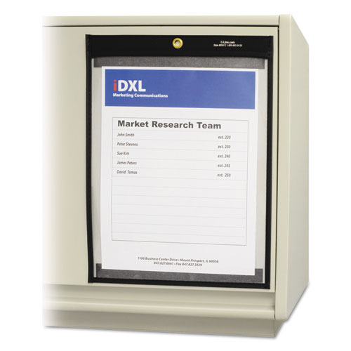 Image of C-Line® Magnetic Stitched Shop Ticket Holders, Clear, 75", 9 X 12, 25/box