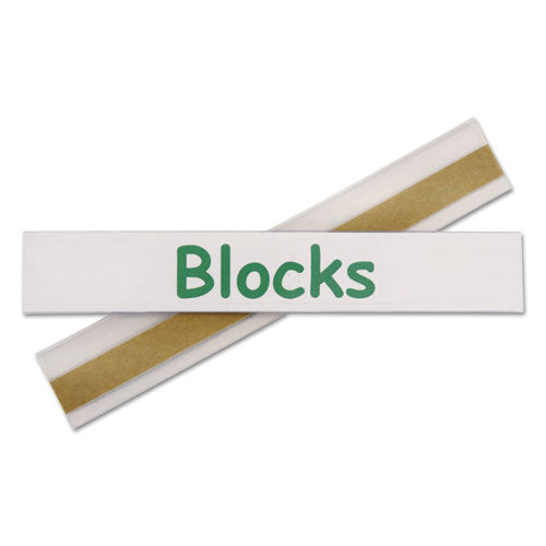 Image of C-Line® Self-Adhesive Label Holders, Top Load, 0.5 x 3, Clear, 50/Pack