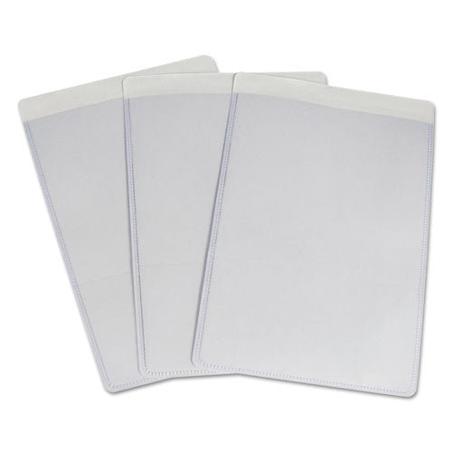 Image of C-Line® Self-Adhesive Shop Ticket Holders, Super Heavy, 25 Sheets, 5 X 8, 50/box