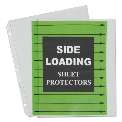 Image of C-Line® Side Loading Polypropylene Sheet Protectors, Clear, 2", 11 x 8.5, 50/Box