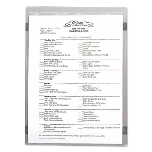 Image of C-Line® Magnetic Shop Ticket Holders, Super Heavyweight, 50 Sheets, 9 x 12, 15/Box