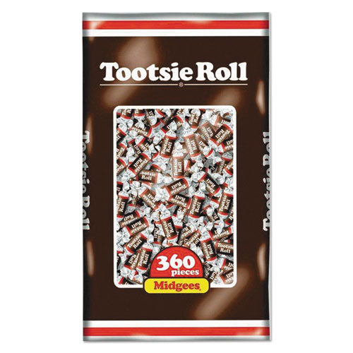 Image of Tootsie Roll® Midgees, Original, 38.8 Oz Bag, 360 Pieces