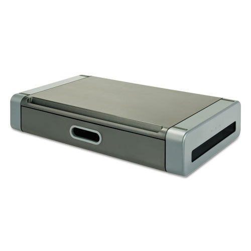 Image of Kantek Monitor Riser, 19" X 11" X 4", Black/gray, Supports 20 Lbs