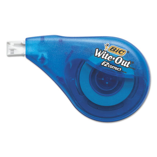 Image of BIC® Wite-Out EZ Correct Correction Tape, Non-Refillable, Randomly Assorted Applicator Colors, 0.17" x 472"