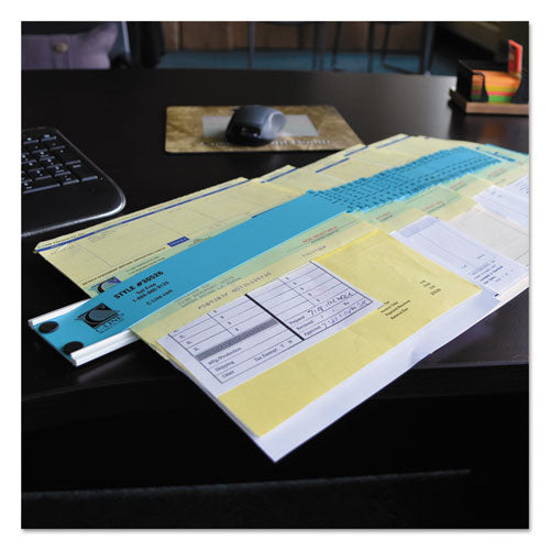 Image of C-Line® Plastic Indexed Sorter, 31 Dividers, Alpha/Numeric/Month/Date/Day Index, Letter Size, Blue Frame