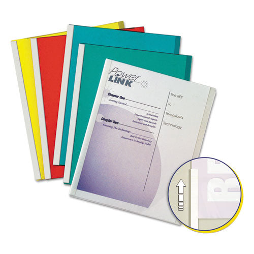 Image of C-Line® Vinyl Report Covers, 0.13" Capacity, 8.5 X 11, Clear/assorted, 50/box