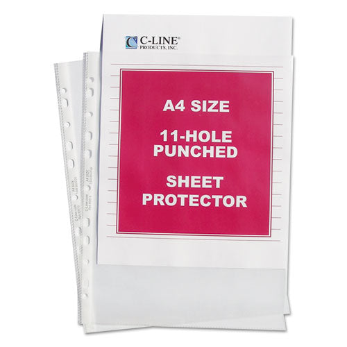 Image of C-Line® Standard Weight Poly Sheet Protectors, Clear, 2", 11.75 x 8.25, 50/Box
