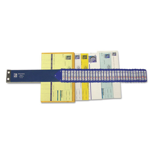 Image of C-Line® Heavy-Duty Indexed Sorter, 31 Dividers, Alpha/Numeric/Month/Date/Day Index, Letter Size, Blue Frame