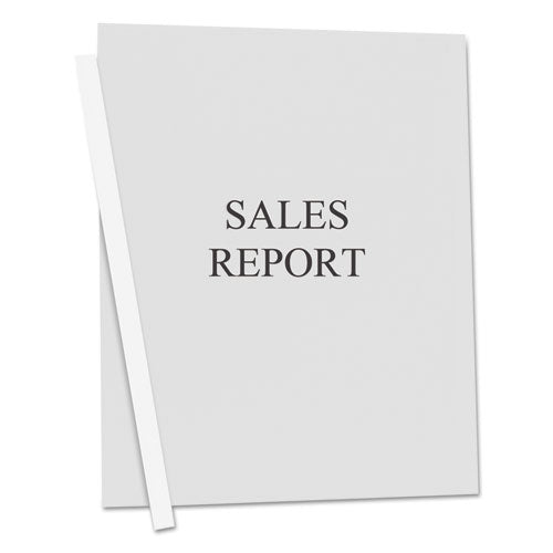 Image of C-Line® Vinyl Report Covers, 0.13" Capacity, 8.5 X 11, Clear/clear, 50/box