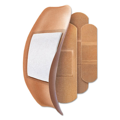 Image of Curad® Flex Fabric Bandages, Assorted Sizes, 100/box
