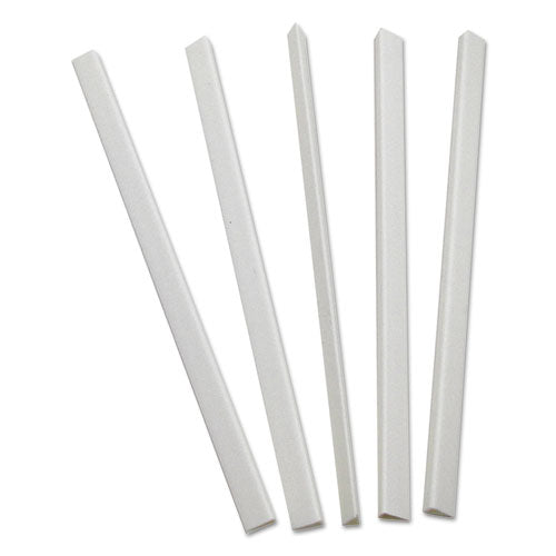 Image of C-Line® Slide 'N Grip Binding Bars, 40-Sheet Capacity, 11 x 0.25, White, 100/Box