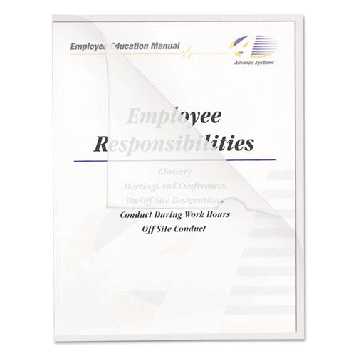 Image of C-Line® Poly Project Folders, Letter Size, Clear, 25/box