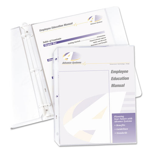 Image of C-Line® Super Heavyweight Poly Sheet Protectors, Non-Glare, 2", 11 x 8.5, 50/Box