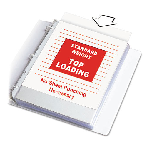 Image of C-Line® Standard Weight Polypropylene Sheet Protectors, Non-Glare, 2", 11 x 8.5, 100/Box