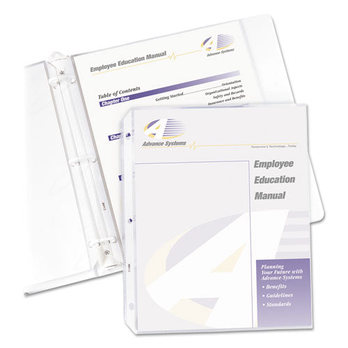 Image of C-Line® Super Heavyweight Polypropylene Sheet Protectors, Clear, 2", 11 x 8.5, 50/BX