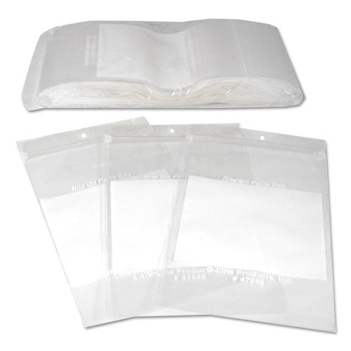 Image of C-Line® Write-On Poly Bags, 2 Mil, 4" X 6", Clear, 1,000/carton