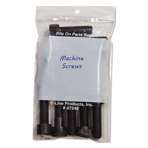 Image of C-Line® Write-On Poly Bags, 2 Mil, 4" X 6", Clear, 1,000/carton