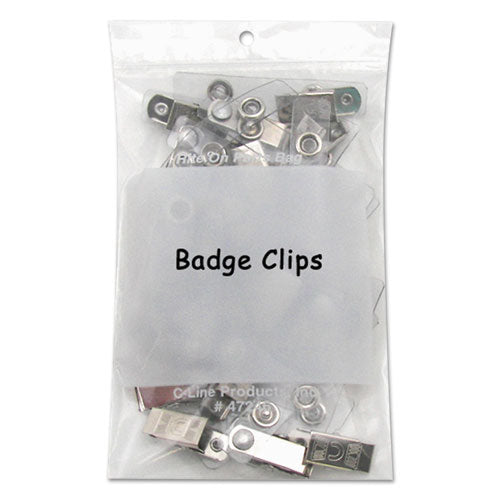 Image of C-Line® Write-On Poly Bags, 2 Mil, 4" X 6", Clear, 1,000/carton