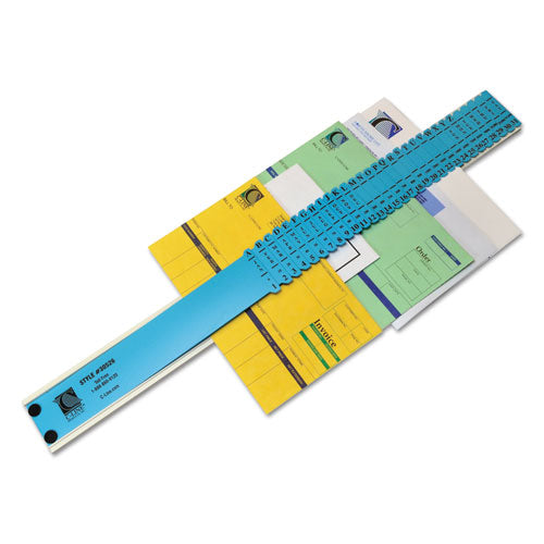 Image of C-Line® Plastic Indexed Sorter, 31 Dividers, Alpha/Numeric/Month/Date/Day Index, Letter Size, Blue Frame