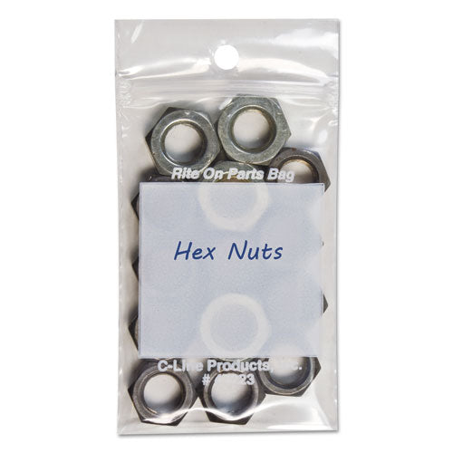 Image of C-Line® Write-On Poly Bags, 2 Mil, 2" X 3", Clear, 1,000/carton