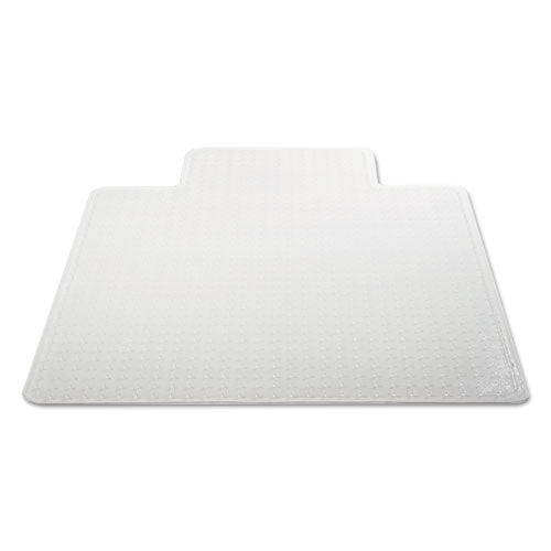 Image of Alera® Moderate Use Studded Chair Mat For Low Pile Carpet, 45 X 53, Wide Lipped, Clear