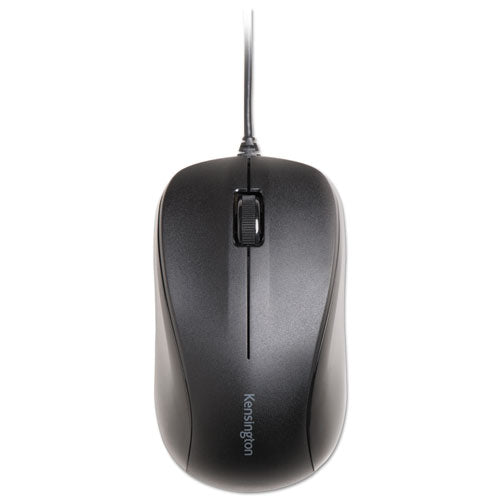 Image of Kensington® Wired Usb Mouse For Life, Usb 2.0, Left/right Hand Use, Black
