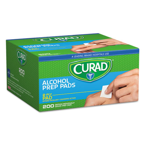 Image of Curad® Alcohol Swabs, 1 X 1, 200/box