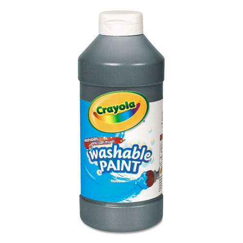 Image of Crayola® Washable Paint, Black, 16 Oz Bottle