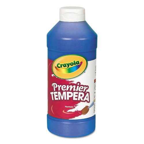 Image of Crayola® Premier Tempera Paint, Blue, 16 Oz Bottle