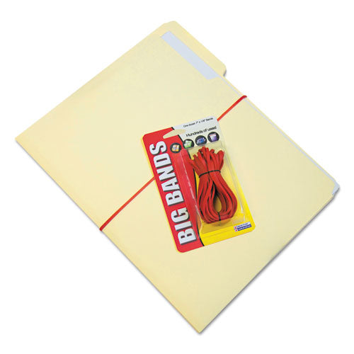 Image of Alliance® Big Bands Rubber Bands, Size 117b, 0.06" Gauge, Red, 12/pack